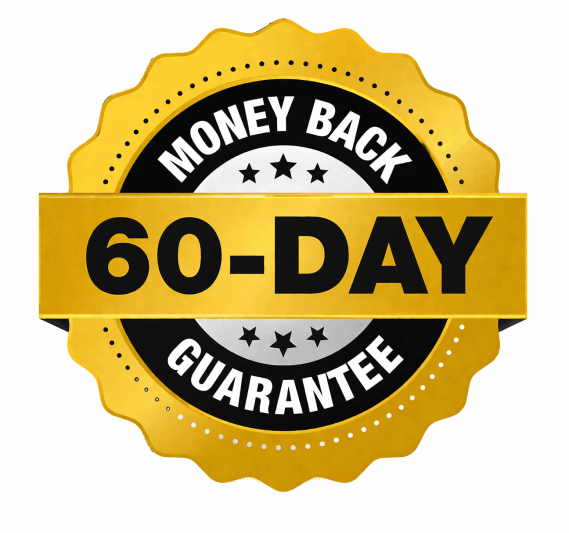 60 days money back guarantee
